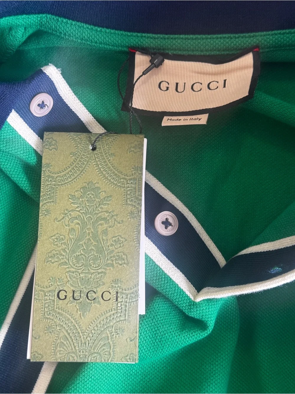 Gucci new tags